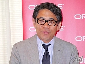 日本オラクルのテクノロジー製品事業統括本部長で専務執行役員の三澤智光氏