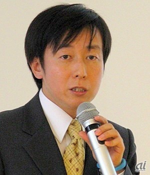 サイボウズの代表取締役社長、青野慶久氏