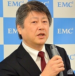 EMCジャパンの執行役員 システムズエンジニアリング本部長を務める飯塚力哉氏