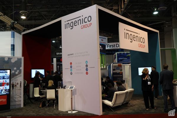 Ingenicoの展示ブース