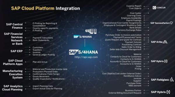 SAP Cloud Platform Integrationのインテグレーションポイント。