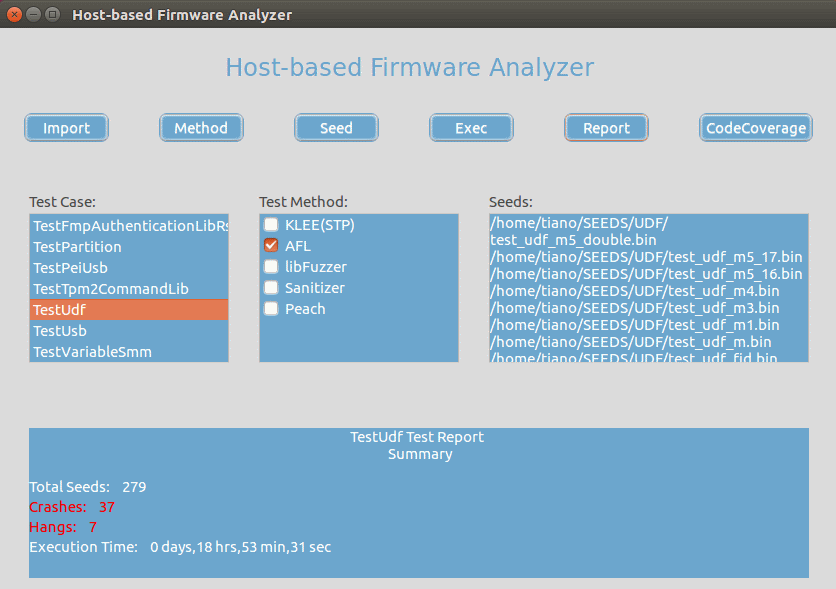 Host-based Firmware Analyzer