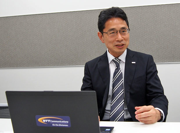 NTTコミュニケーションズ デジタル改革推進部 情報システム部門 担当部長の久野誠史氏