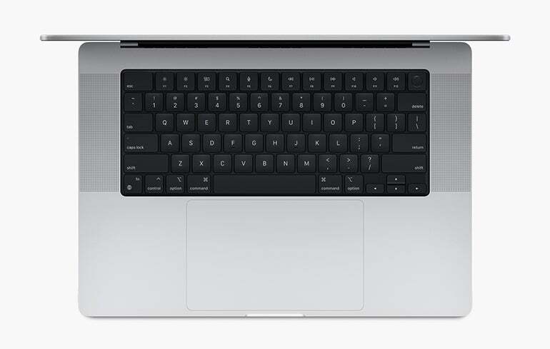Touch Barがなくなった。新しい「Magic Keyboard」には物理ファンクションキーが並び、非常に大きなEscapeキーもある。提供：Apple
