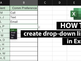 「Excel」でドロップダウンリストを作成するには--データ入力の負担を軽減