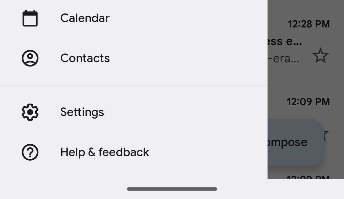 Gmailの「Settings」（設定）は、左ペインの下部にある。（提供：Jack Wallen/ZDNET）