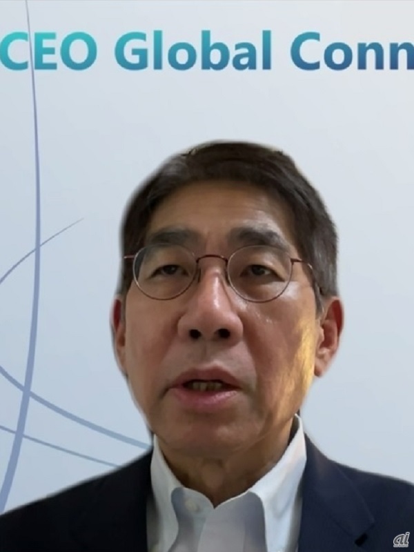 写真2：NEC 代表取締役 執行役員社長 兼 CEOの森田隆之氏