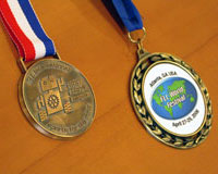 世界大会のメダル