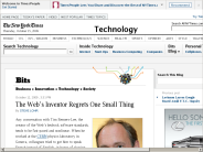 The Web’s Inventor Regrets One Small Thing - Bits Blog - NYTimes.com