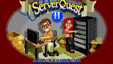 Server Quest IIのスタート画面