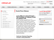 Larry Ellison to Unveil Oracle + Sun Strategy at Company Event on January 27th