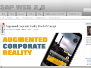 SAP Augmented Corporate Reality Proof of Concept | SAP Web 2.0