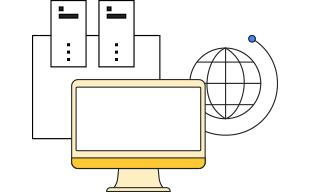 安全な Web アプリ接続とVDI のフットプリント縮小イメージ