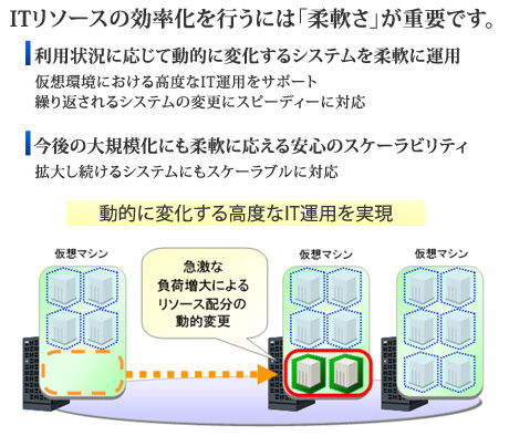 「Flexible」によって実現するＩＴリソースの効率化