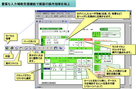 紙帳票のイメージを踏襲できる使いやすさ