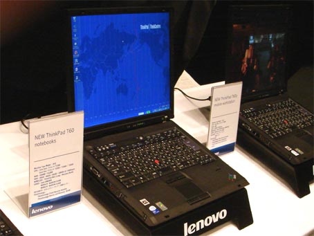 レノボ、デュアルコアCPU搭載のThinkPad X60/T60シリーズを発表