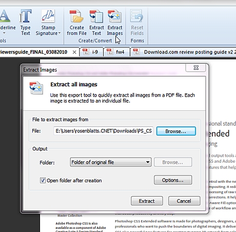 誰もが使える無料の編集ツール

　Nitro PDF Readerのリボンインターフェースは、Nitro PDF Professionalから受け継いだものだが、そんなことは関係ない。PDF文書はタブで表示することができる。PDF文書の編集機能としては、蛍光マーカー、打ち消し線、下線といったツールがあるほか、付箋ツールを利用して自由な形式のコメントを入れることができる。フォーム記入ツールかテキスト入力ツールを利用して、PDF文書にテキストを追加することも可能だ。PDF文書を作成するには、ドラッグ＆ドロップや、プログラム内のPDF文書作成ツールを利用すればいい。