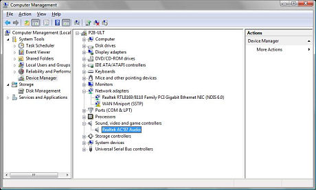 　入手可能な更新プログラムのリストにVista SP1が表示されない場合、先に更新しておく必要のあるドライバが原因になっている可能性がある。ブロックされているドライバがあるのか確認するには、「Start」メニューをクリックして「Computer」を右クリックし、「Manage」をクリックする。「Device Manager」のツリーを展開し、文書番号948343の「Windows Vista Service Pack 1 を Windows Update からインストールできず、自動更新でも提供されない」と題された文書（英語版）に挙げられているドライバがないか確認する。