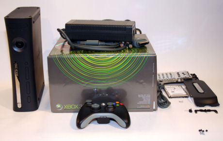 Xbox 360 Eliteの全部品。