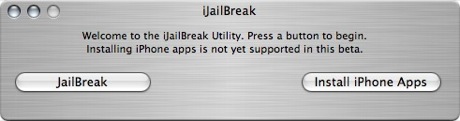 　Jailbreaking...（脱獄中）と表示されるので10分ほど待とう。裏では、iPod touchのシステム領域をMacに取り出し、必要な”ハック”を加えてiPod touchに戻すという行程が自動化されている。iJailBreakの中を覗いてみればわかるが、基本的にはこれまで公開されていたハックツールを寄せ集め、スクリプトで自動化したものとなっている