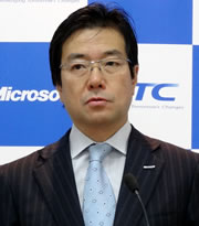 日本マイクロソフト共同執行役社長の樋口泰行氏