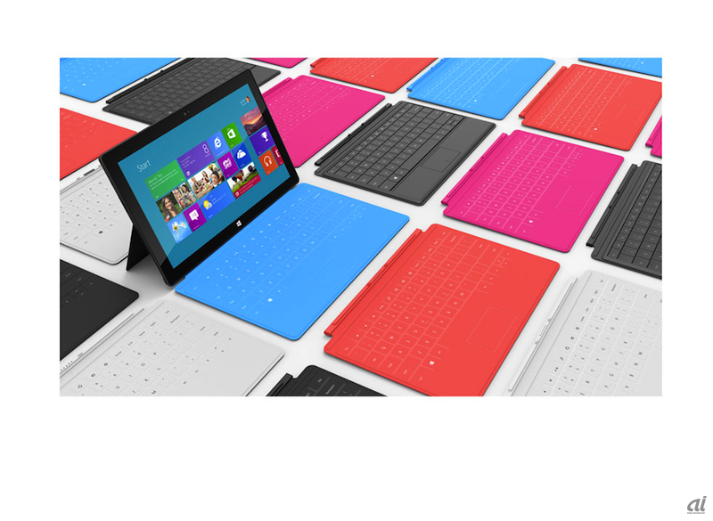マイクロソフトはタブレット端末「Surface」でハードウェア市場に本格参入する（出典：Microsoft）