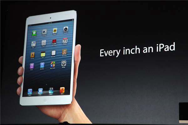 iPad miniのキャッチフレーズは「Every inch an iPad」