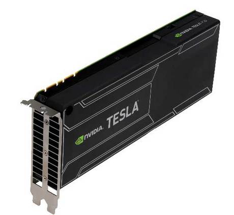 NVIDIA Teslaは、並列コンピューティングのプラットフォーム「CUDA」に対応。CPUのみのアプローチよりも、費用面でも効果が高いという。