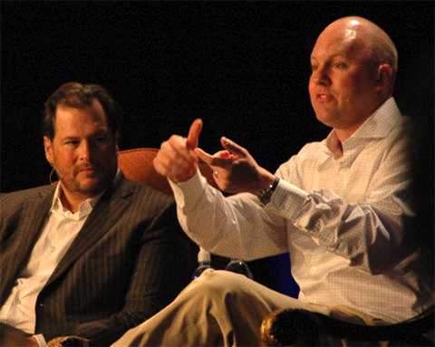Marc AndreessenとMarc Benioff