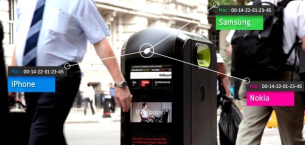 Renew Londonによると、スマートなゴミ箱は、通行人のスマートフォンから匿名化されたMACデータを収集していたという。
