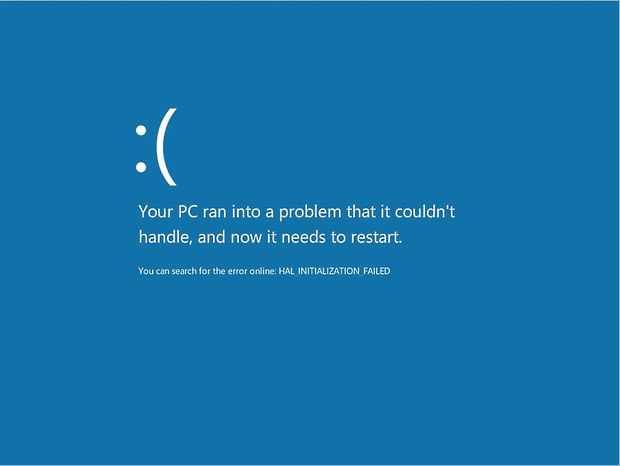 
ブルースクリーンが表示されないWindows搭載PC

　「Windows 8」では、バイナリのコードやカーネルアドレスではなく、フレンドリーな顔文字が表示されるようになっている。しかし、サードパーティー製の出来の悪いデバイスドライバのせいでPCがフリーズしないに越したことはない。

　Microsoftは、今こそたちの悪い開発者を何とかすべきである。