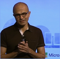 Microsoft最高経営責任者(CEO)のSatya Nadella氏
