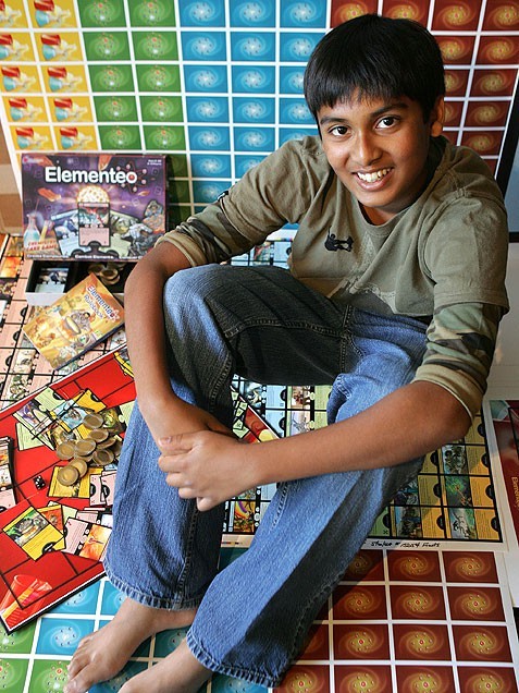 　Anshul Samar氏は、科学と自然元素に基づくカードゲームを扱うElementeoを設立したとき、わずか13歳だった。 