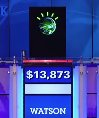 IBMのWatson

　「Watson」は確かに米国のクイズ番組「Jeopardy!」に出たが、夕飯の献立のアドバイスもしている。現在Watsonは、ニューヨークにあるメモリアル・スローン・ケタリングがんセンターで症例の選別を行っている。IBMによると、Watsonは1秒間に最大6000万ページのテキストを処理でき、研究者たちはWatsonに、データを理解し、最終的には病気の診断を行う方法を教えようとしているという。