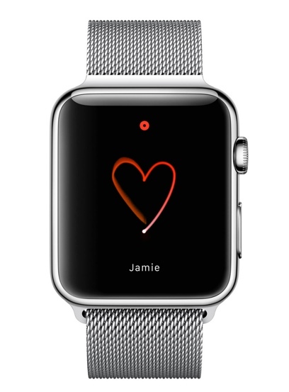 メッセージング

　「WhatsApp」や「Facebook Messenger」のようなアプリは現在、「iMessage」以上に注目を集めているかもしれないが、Apple Watchはそうした状況を変える可能性がある。

　従来のメッセージツールでは、言葉や絵文字を使ってコミュニケーションを取ることが可能だが、Apple Watchではこれを数歩先に進めて、スケッチやタップ、短い文、さらには心拍まで使った、新しく、より親近感を与える方法でコミュニケーションできるようになる。

　こうした方法は、個人的で、明確、かつ親密である。

　小細工に過ぎないと思うだろうか。同じことを言われていた絵文字が今、どれだけ人気になっているか考えてみてほしい。