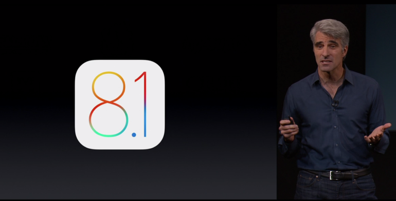 先週のイベントでiOS 8.1を披露する、Appleでソフトウェアを統括するCraig Federighi氏