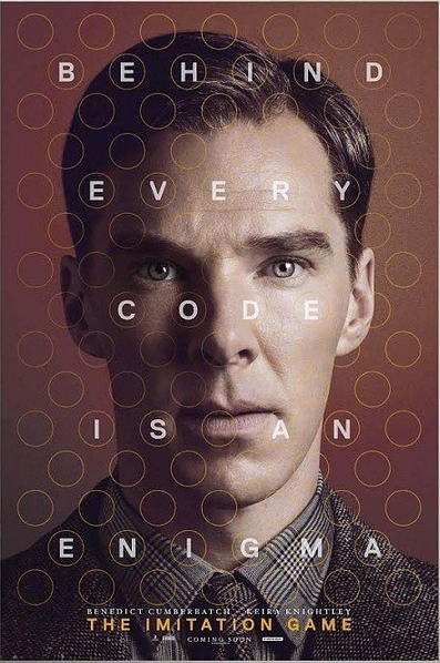 9. 「The Imitation Game」

　英国人俳優Benedict CumberbatchがAlan Turing氏を演じる「The Imitation Game」は、Turing氏の人生を中心に描いており、特に第2次世界大戦中に、同盟国のために暗号を解読していた時期に焦点を当てている。11月に公開された（日本では2015年3月の予定）。