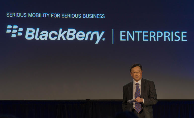 BlackBerryの最高経営責任者（CEO）John Chen氏