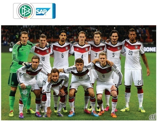ブラジルW杯で優勝したサッカードイツ代表