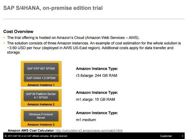 Sap オンプレミス版 Sap S 4hana を30日間試用可能に Aws経由で Zdnet Japan