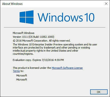 Microsoftが、「Windows 10」の最新プレビュー版「Build 11082」をリリースした