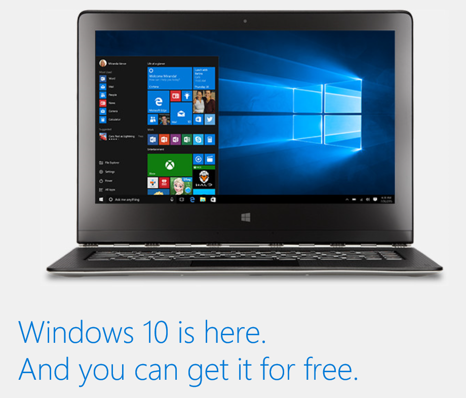 Windows 10を搭載するノートPC