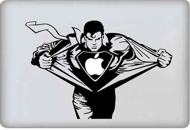 
スーパーマン

　鋼鉄の男が、Appleの力（おそらくクリプトナイトの逆の力を持つ）を借りて立ち上がる！