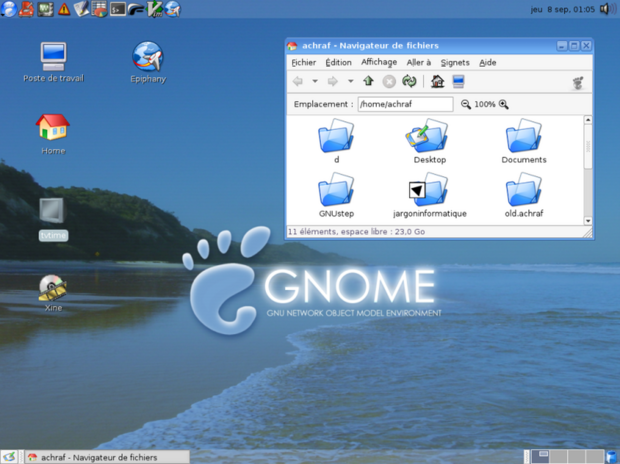 「GNOME」の開発が開始

　1997年：「GNOME」デスクトップの開発が始まった。Miguel de Icaza氏がFederico Mena氏とともにプロジェクトを開始した。GNOMEはKDEとともにLinuxを代表する2大デスクトップとなった。