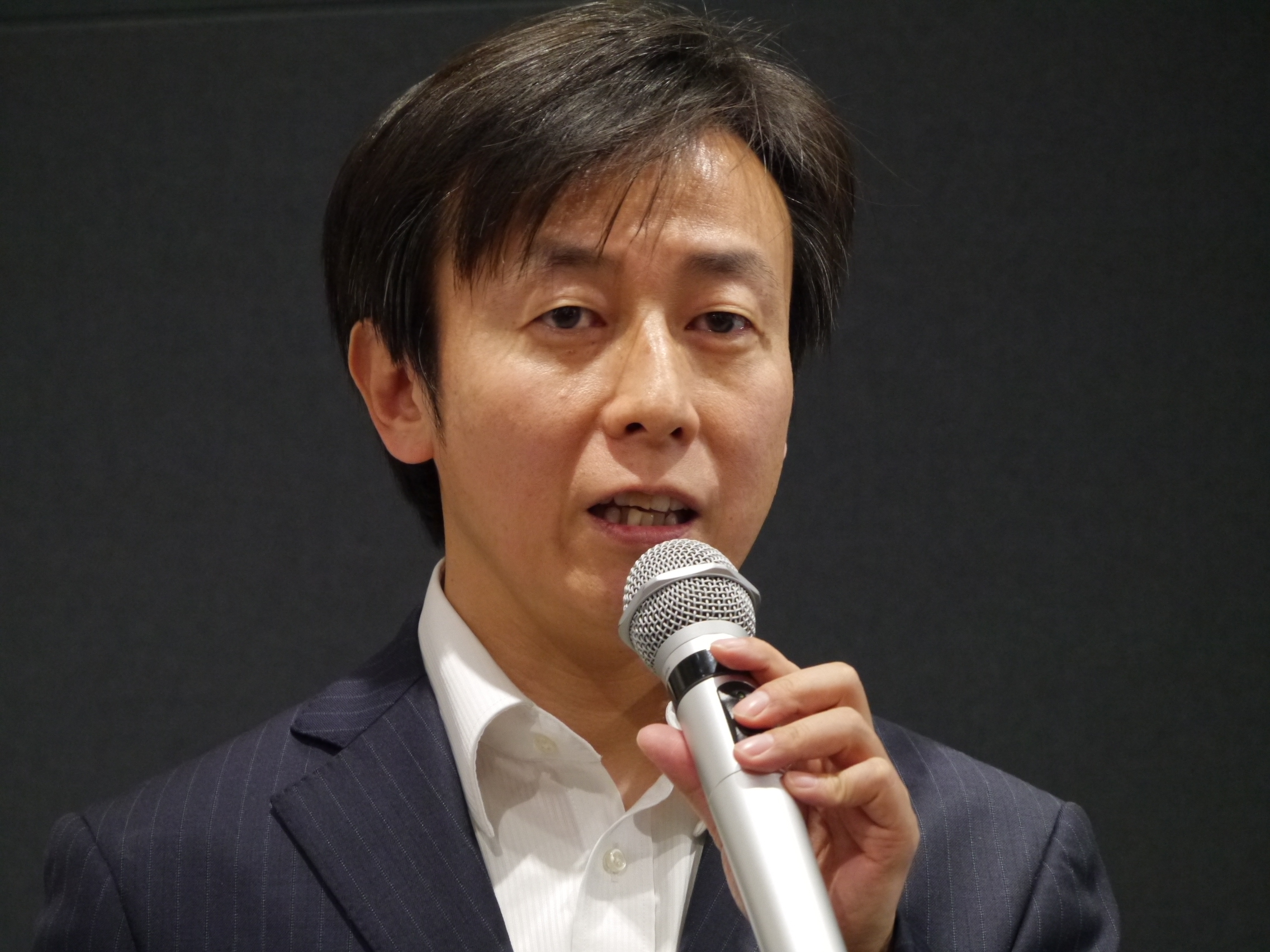 サイボウズ 代表取締役社長の青野慶久氏