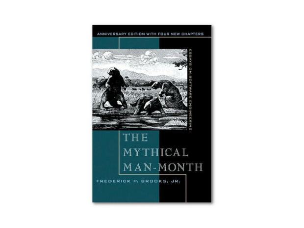 5．人月の神話

　筆者が最初にこのタイトル（原題：The Mythical Man-Month）を見たとき、「Man-Month」（人月）を「Man-Moth」（蛾人間）と見間違い、どうして未確認生物学の本がプログラミング関連の書籍に分類されているのだろうと不思議に思ったことを思い出す。これは、リチャード・ギア主演の映画「プロフェシー」に出てくる都市伝説に関する本ではなく、開発プロジェクトと開発チームに関する俗説について扱ったものだ。

　邦題「人月の神話」は、この本に収録されているエッセイのうちの1本に付けられたタイトルだが、そのエッセイでは、「ソフトウェアプロジェクトの終盤に人を増やすと、プロジェクトは遅延する」という真実がありのままに書かれている。この真実は、今では本書の著者であるFrederick Brooks氏の名前をとって、「Brooksの法則」として広く知られるようになっている。

　Brooks氏の一連のエッセイでは、プログラミングの職業にまつわる俗説についての疑問を、健全なユーモアをふんだんに交えて解消しており、すべてのプログラマーが楽しく読めるはずだ。