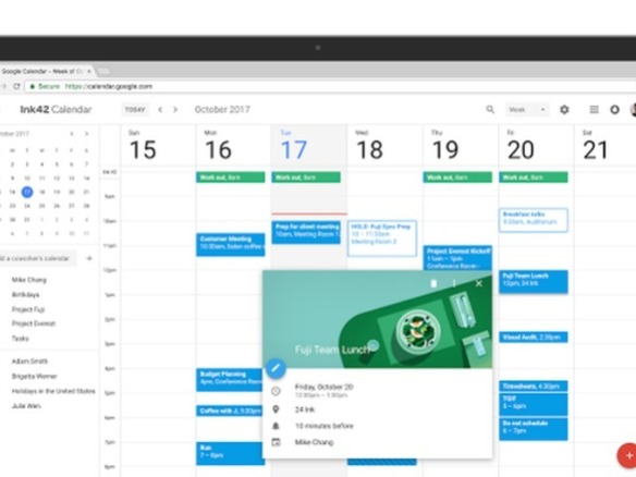 ウェブ版 Googleカレンダー 会議の詳しい情報がわかる新機能 Zdnet Japan