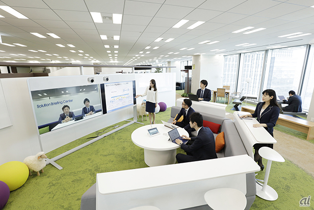 Innovative Officeの見学エリア