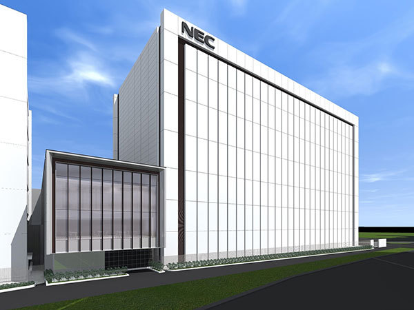 NEC神戸データセンターの二期棟イメージ（出典：NEC）''