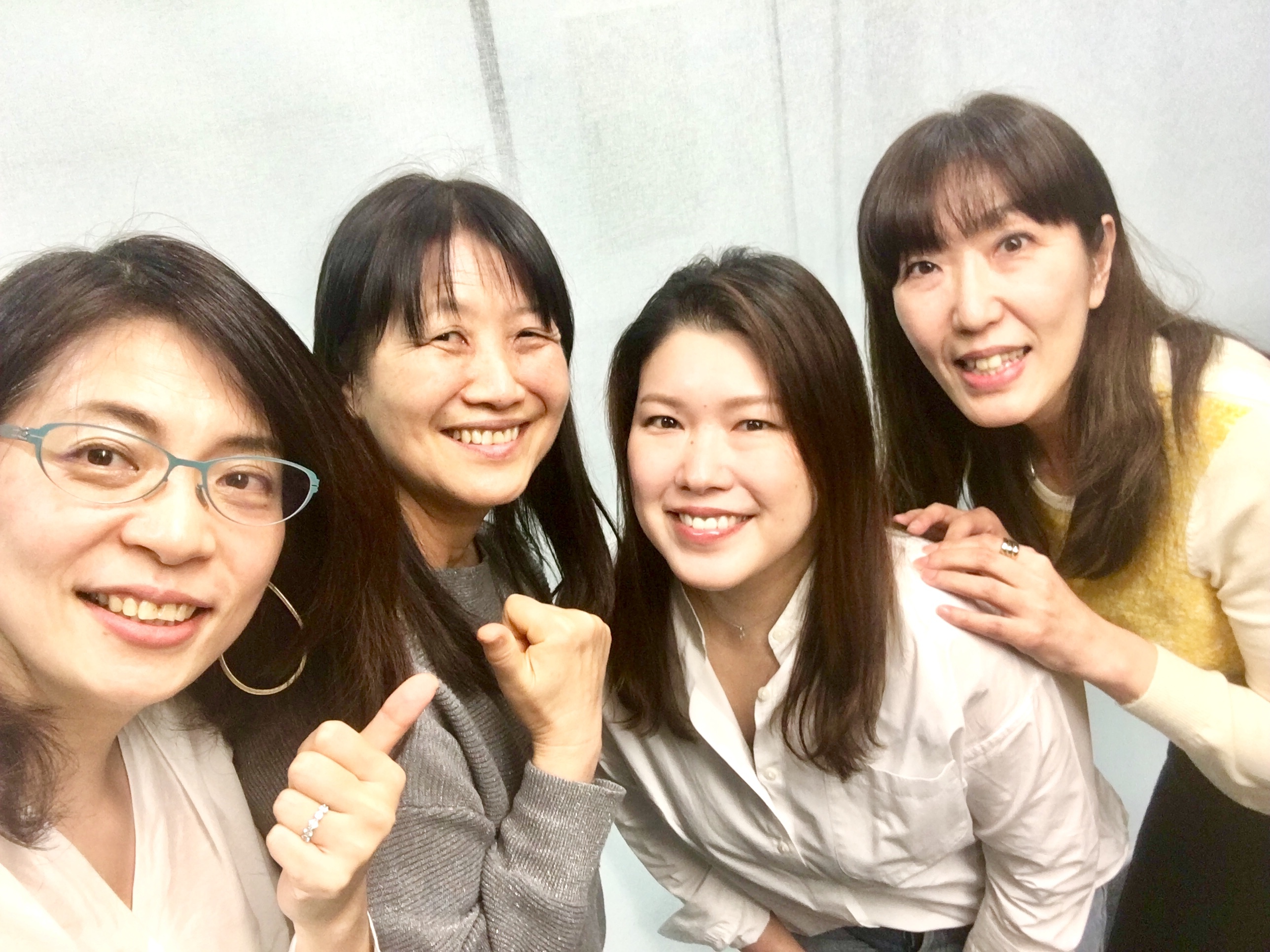 NCRIのメンバー。左から熊谷恵津子、廣津佐知子、篠原右子、佐藤薫